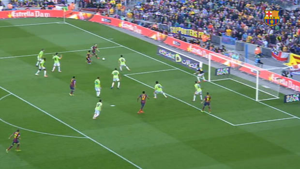 Messi's top 3 goals against Osasuna